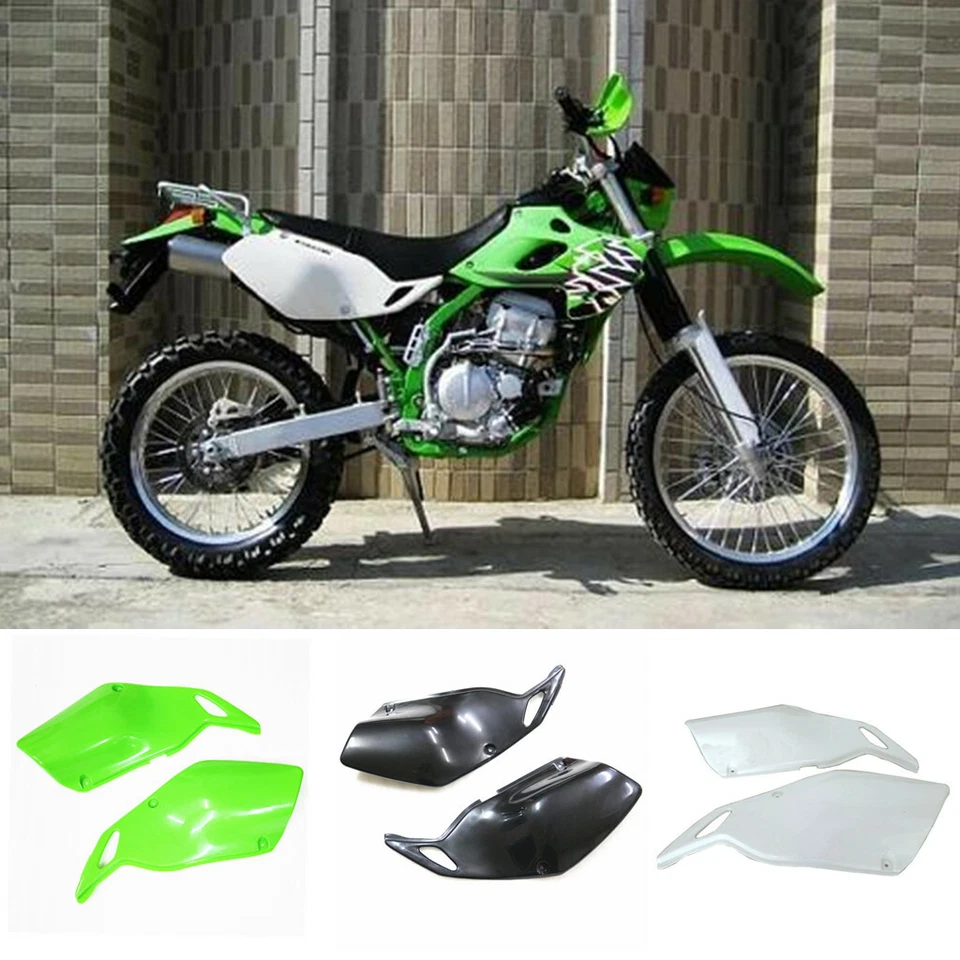 Cubierta de plástico lateral del marco de la carrocería del faring trasero para Kawasaki KLX250 KLX300 1994-2007 Foto 1 de 1