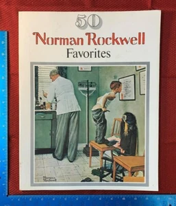 Vintage Buch Norman Rockwell Favoriten 1977 12x15 YT43 - Bild 1 von 9