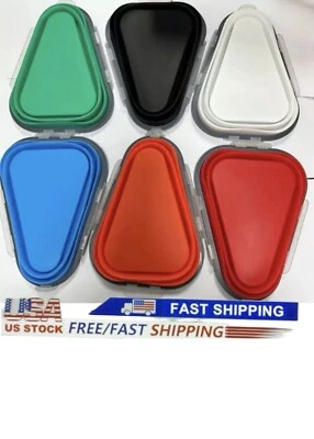Recipiente de armazenamento para pizza caixa dobrável triangular pacote reutilizável recipiente multiuso - Imagem 1 de 4