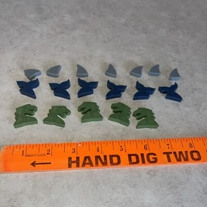 Vtg 1982 Survive! Board Game Replacement Pieces Parts Shark Whale Sea-Serpents - Picture 1 of 4