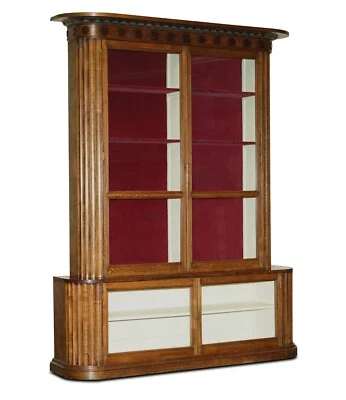 2.8 X 2.2 METER ANTIQUE SAMUEL PEPYS 1666 STYLE LIBRARY BOOKCASE PART OF SUITE - Image 1 of 4