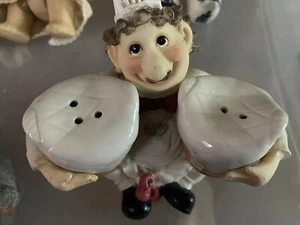 Standing Chef Salz und Pfefferstreuer Halter Set - Bild 1 von 2