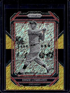 2023 Prizm Ernie Lombardi Black Gold Shimmer Prizm #1/5 Reds
