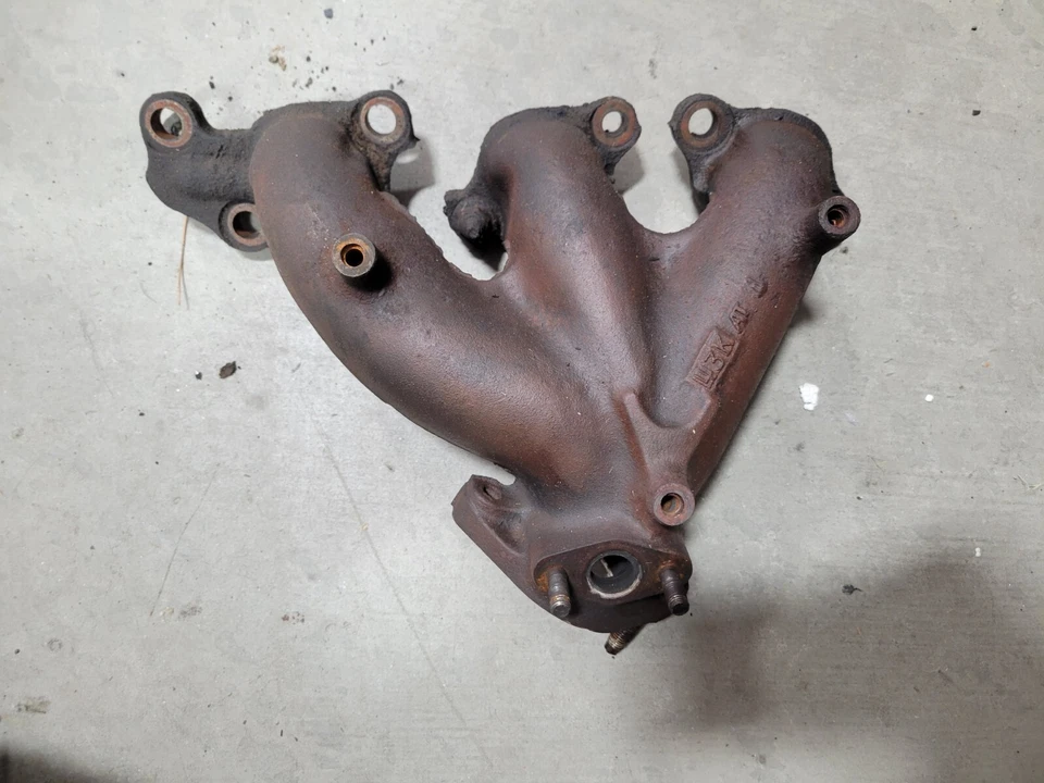1994 Toyota Land Cruiser FZJ80 EXHAUST MANIFOLD Rear Section Back Aft - Image 1 of 4