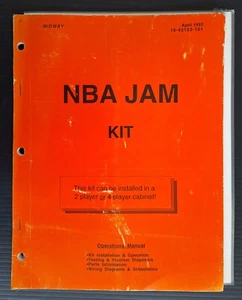 MIDWAY NBA JAM Operations Manual 1993 16-43123-101 - Picture 1 of 7