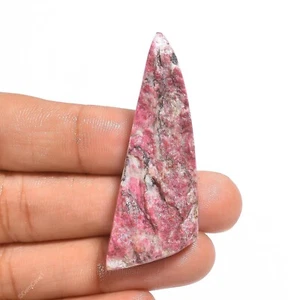 56.00 Cts Natural  Thulite Loose Gemstone Fancy Druzy 52X19X7 mm - Picture 1 of 6