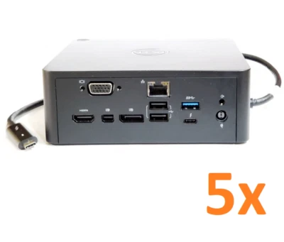Lote de 5 - Original Dell Thunderbolt Dock USB Tipo-C 0J5C6 TB16 K16A Foto 1 de 4