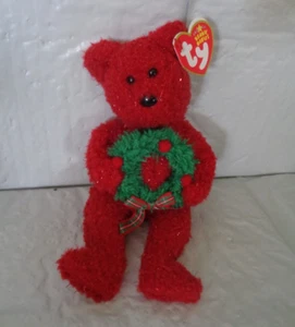 TY - Beanie Baby - Peluche de oso de peluche navideño 2006 - Imagen 1 de 1