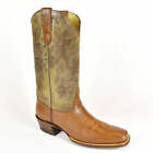 Denver Mountain Western Riding Tan Shoulder Leather Boot