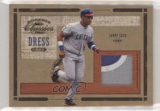 2004 Donruss Classics Dress Code Game-Worn Jersey Prime /25 Sammy Sosa #DC-20