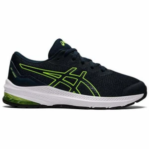 Asics GT 1000 11 GS Junior Running Shoes Blue Kids Support Cushioned Trainers - Picture 1 of 7