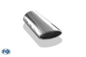 FOX Sportauspuff Anschweißendrohr oval Typ 38 Links 115x85mm 240mm Länge - Bild 1 von 5