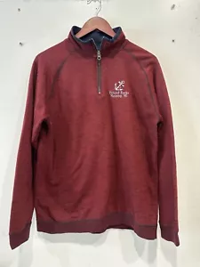 Pictured Rocks Upper Michigan Large Long Sleeve 1/4 Zip Red Munising - Picture 1 of 4