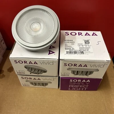 Soraa VIVID AR111 Lamp Light 3000K 18W 36V SR111-CC2-36D-930-01 13784 NEW - Image 1 of 3