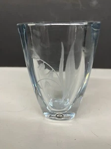 STROMBERG SHYTTAN Schwedische Kunst Glas Vase Signiert Lillies of the Valley - Bild 1 von 7