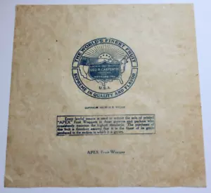 Original FOOTHILLS Apfel oder Birne Wickel/Taschentuch Geo. B. Carpenter Medford Oregon - Bild 1 von 1