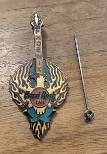 PHOENIX Hard Rock Cafe Firebird Guitar Pin (1995) BROKEN BACK - Picture 1 of 2