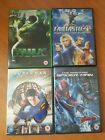 Superhero Movies DVD Bundle Hulk Spider-Man Superman Fantastic 4 Very Good Cond