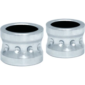 COVINGTONS C0013-C Axle Spacers - Dimpled - Chrome - Non-ABS - Pair - Picture 1 of 1