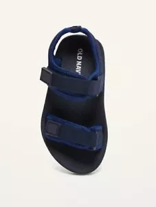 Old Navy Toddler Boy Double-Strap Sandals Navy Blue Size 6 - Picture 1 of 4