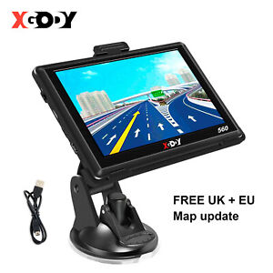 XGODY 5 Zoll GPS Navi Navigationsgerät 8G 256MB Europa Karte LKW PKW Navigation