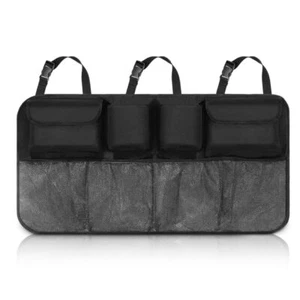Large Car Boot Organiser tidy Back Seat Storage Bag Hanging Pocket Accessories - Picture 1 of 12
