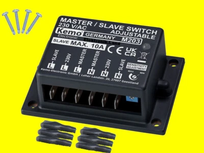 KEMO M203 Master/Slave MasterSlave 230 V/AC Schaltschwelle einstellbar 5-60 Watt - Bild 1 von 2