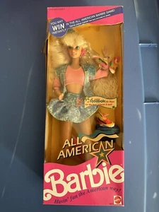 Muñeca Barbie All American "Edición Reebok", 1990 Mattel #9423, nueva en caja, en caja original - Imagen 1 de 3