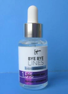 IT COSMETICS BYE BYE LINES SERUM 1.5% Hyaluronic Acid, Peptide, Vitamin B5 - Picture 1 of 1