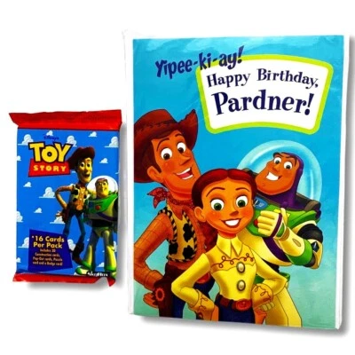 Disney Storybook Tarjeta de Felicitación de Cumpleaños Toy Story NUEVO De Colección Buzz Lightyear Foto 1 de 3