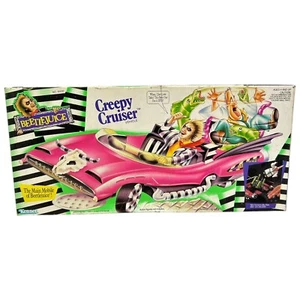Vintage Beetlejuice Creepy Cruiser Action Figure Vehicle 1990 Kenner New Sealed - Picture 1 of 6