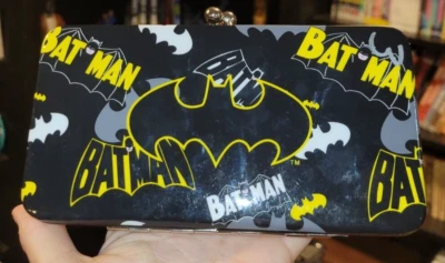 Bolso sin asas Batman amarillo negro serie de TV clásico DC Comics Foto 1 de 3