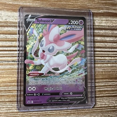 Sylveon V - SWSH202 Sword & Shield 2022 Promo Ultra Rare Pokémon Card NM-Mint - Image 1 of 2
