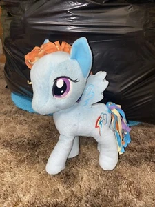 My Little Pony Rainbow Dash Plush 12" 2012 Hasbro Pegasus Wings - Picture 1 of 7