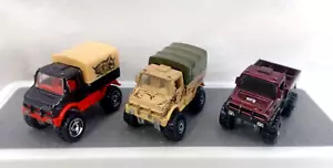 Hot Wheels Mercedes Unimog Lot Of 3 Parts Or Restore Die Cast - Picture 1 of 6