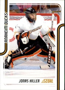 2011-12 Score Hockey #49 Jonas Hiller