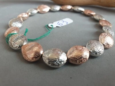 ❤🧡💛 BRACCIALE DONNA ACCIAIO  ***  22 CM. N.63  ❤ - Immagine 1 di 4