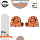 Scorched Orange 6.5" Speaker Pods Rushmore Lower Vented Fairings For Harley 14+