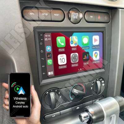 For Ford Mustang 2005-2009 Wifi Apple CarPlay Car Navigation Radio GPS Head Unit - Image 1 of 4