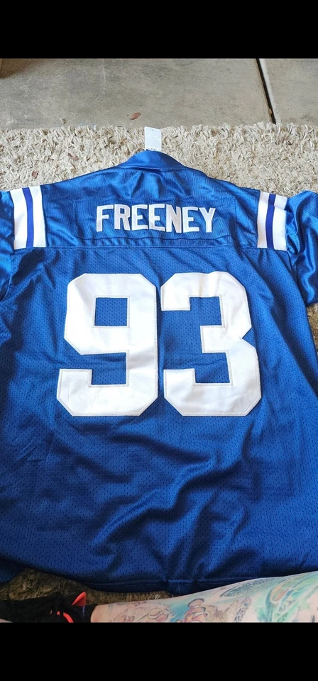 Camiseta de fútbol americano Reebok Dwight Freeney #93 Indianapolis Colts talla M para hombre Foto 1 de 4