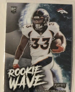 2021 Panini Playoff - Rookie Wave Javonte Williams #RW-JWI Blue Prizm (RC) - Picture 1 of 2
