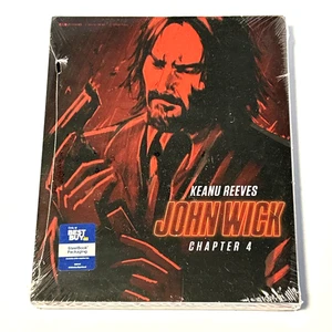 John Wick - Chapter 4 (4K + Blu-ray + Digital, 2023) steelbook **NEW** Best Buy - Picture 1 of 4