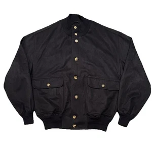 Dunhill Italy Bomberjacke mit Knopfleiste Herren Gr. 44 (XL) Kaschmir Wolle N4 - Bild 1 von 8