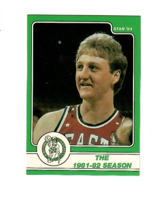 БАСКЕТБОЛЬНАЯ КАРТОЧКА ЛАРРИ БЁРД 1984 STAR COMPANY Boston Celtics No9 - Изображение 1 из 2