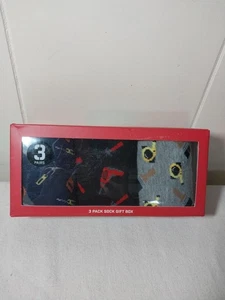 Men's Tool Box Socks Tool Box Theme Novelty 3 Pair Socks The Orrsum Sock Co. NEW - Picture 1 of 13