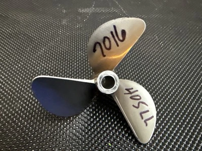 #106 Acero inoxidable 7016/405LL. Hélice de 1/4"" 70 mm 3 palas 6518 hélice barco de radiocontrol Foto 1 de 3