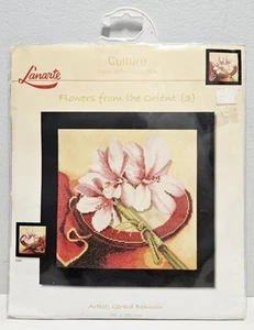 Lanarte Flowers From The Orient (3): Culture Cross-stitch Collection NEW - Picture 1 of 2