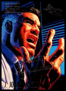 Marvel J. Jonah Jameson 1995 Spider-Man Fleer Gold Foil  Signature 29 - Picture 1 of 2