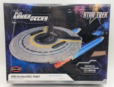 MODEL KIT USS CERRITOS NCC-75567 "STAR TREK" 1/1400 POLAR LIGHTS  Sealed New NIB - Image 1 of 4