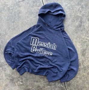 Vtg 70’s Very Rare Messiah College Pennsylvania Lightweight Hoodie Sweatshirt - Picture 1 of 3